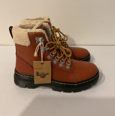 MARTENS Combs Women's Faux Fur-Lined Casual Boots Size