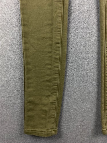 Joe's Jeans Girls' Size 16 w26 Green Stretch Skinny Jeggings - Picture 9 of 18