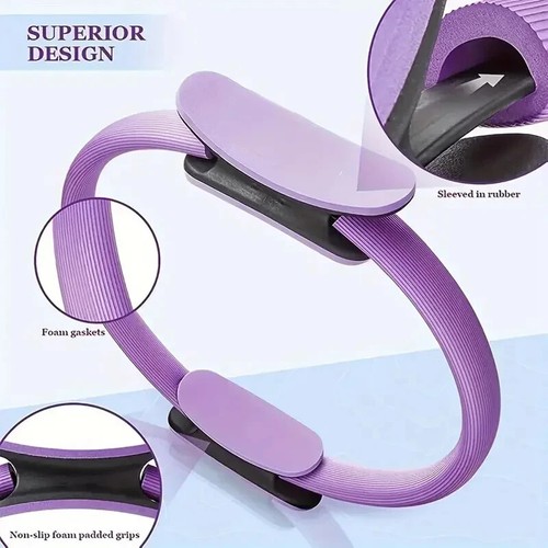 1 Stück Yoga Fitness Ring Kreis Pilates für Frauen Körpertraining Gym Power Twister - Bild 2 von 22
