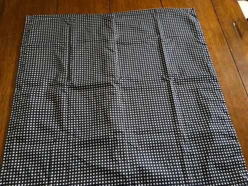 Ralph Lauren Navy Blue & white polka dots Euro Pillow cover button up style - Picture 6 of 7