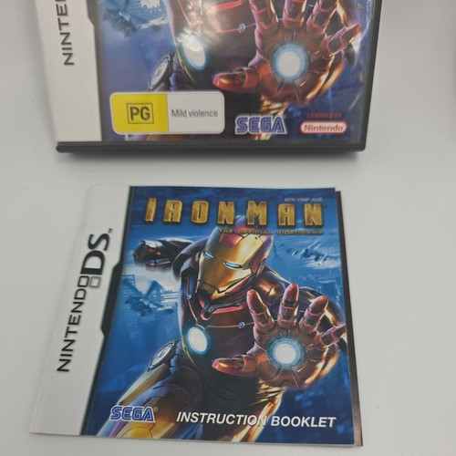 Iron Man & Iron Man 2 NINTENDO DS COMPLETE SEGA Bundle - Picture 3 of 14