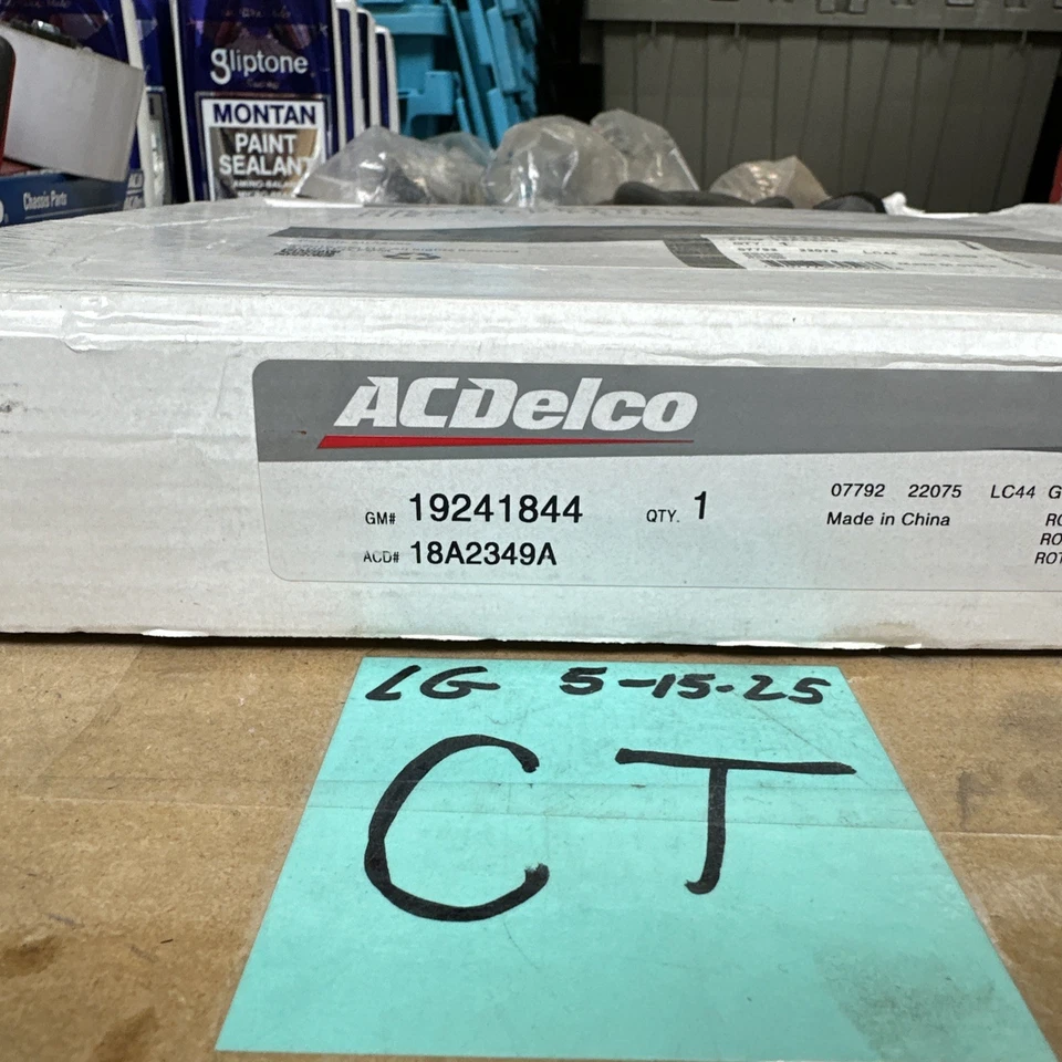 Disco de freno delantero del lado del conductor o del pasajero 18A2349A AC Delco tracción delantera AWD para Chevy Foto 2 de 2