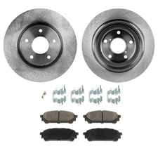 Rear Brake Disc Rotors and Pads Kit For Saab 9-2X 2005 2006