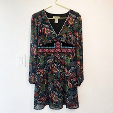 Flying Tomato Paisley Mini Dress Womens Large...
