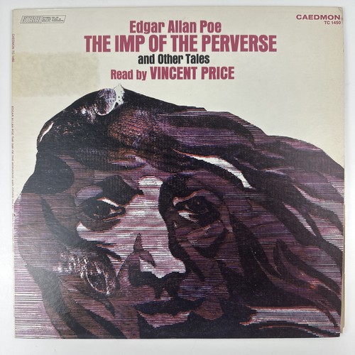 Vincent Price Edgar Allan Poe: The Imp Of The Perverse LP Very Rare