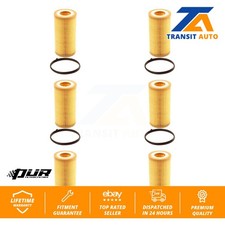 Engine Cartridge Oil Filter (6 Pack) For Volkswagen Jetta Passat Golf Audi A4 A3