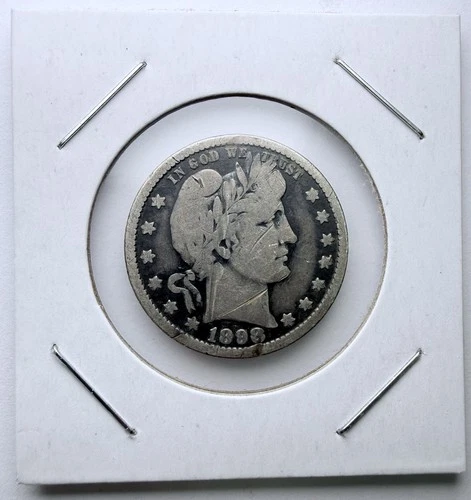 1898-O Barber Quarter Dollar (25C) – 90% Silver