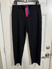 NWT Lilly Pulitzer Travel Trouser Pants Black Size 8 UPF 50 Style 011691