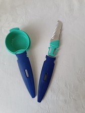 Tupperware Buntmesser mit Zestenschneider Zestenmesser + Kleines Sieb RAR TOP