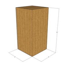 15 8x8x16 Kraft Brown Corrugated Shipping Boxes 32 ECT Single-Wall New