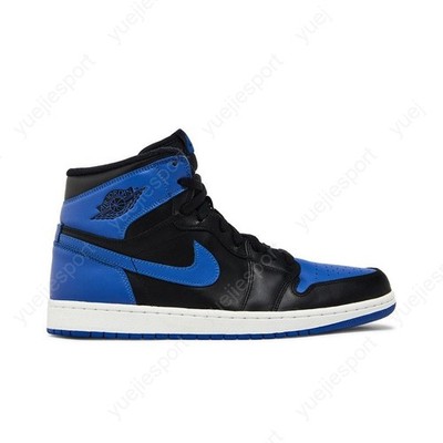 靴 Nike Air Jordan 1 Black  Blue(2013) Size 8.5 - Air Jordan 1 Retro OG 2013 High Royal for sale