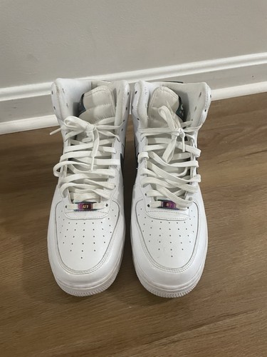 Nike Air Force 1 Iridiscente Talla 11 806403-100 - Imagen 1 de 6