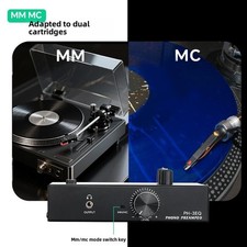 MM/MC Phono Preamp With 3.5mm Headphone XLR Input Output US Version