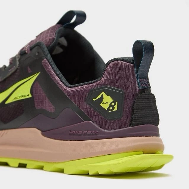 Altra Lone Peak Trail Running Shoe – Plum & Neon Lime Edition - Image 3 of 4