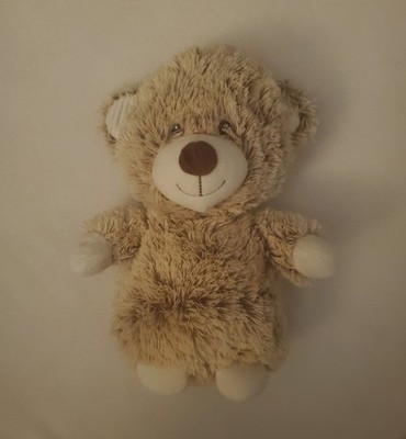 Spark Create Imagine Teddy Bear Plush Soft Nose Sewn Eyes Rattles Baby Toy 11''