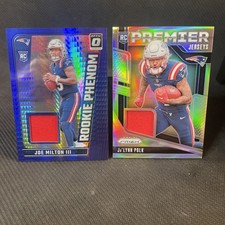 2024 Optic Joe Milton Patch , 2024 Prizm Jalynn Polk Patch