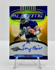 2024 Contenders Optic TONY HILL Gold All-Time ON CARD AUTO Cowboys 10/10 MINT