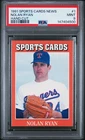 147404500 Nolan Ryan 1991 Sports Cards News #1 PSA 9