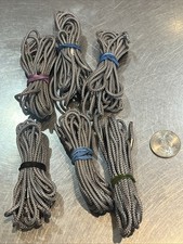 6 Pieces 66 Inches XL Lengthened Drawstring Cords Replacement Drawstrings Gray