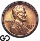 1925-S Lincoln Cent Wheat Penny *Key San Francisco Issue* Near Gem BU++ RD