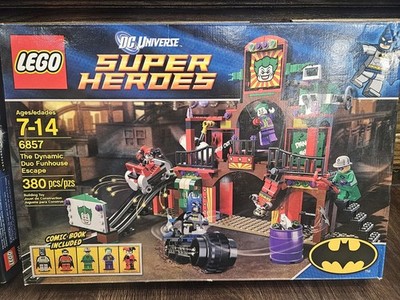 Lego Super Heroes 6857 - DYNAMIC DUO FUNHOUSE ESCAPE - New, Sealed!  Retired!