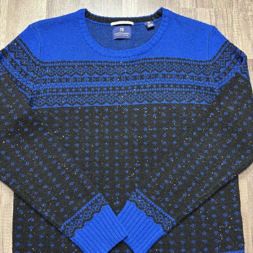 Scotch & Soda Sweater Mens Extra Large Fair Isle Donegal Knit Pullover Crewneck - Picture 2 of 7