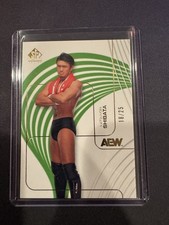 Katsuyori Shibata Green #18/25 2025 Upper Deck SP Signature AEW!