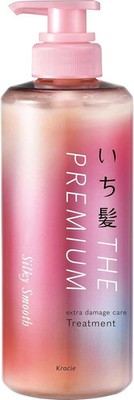 Kracie ICHIKAMI THE PREMIUM Extra Damage Care Treatment Silky Smooth 480ml