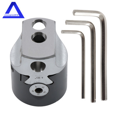 High Precision 2'' Threaded Boring Head 1/2'' Hole Size 1-1/2-18'' Thread Mount