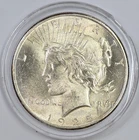 1925 P 90% Silver Peace Dollar in a Capsule BU