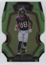 2022 Select Premier Level Neon Green Prizm Die-Cut 107/299 John Metchie III 2qw