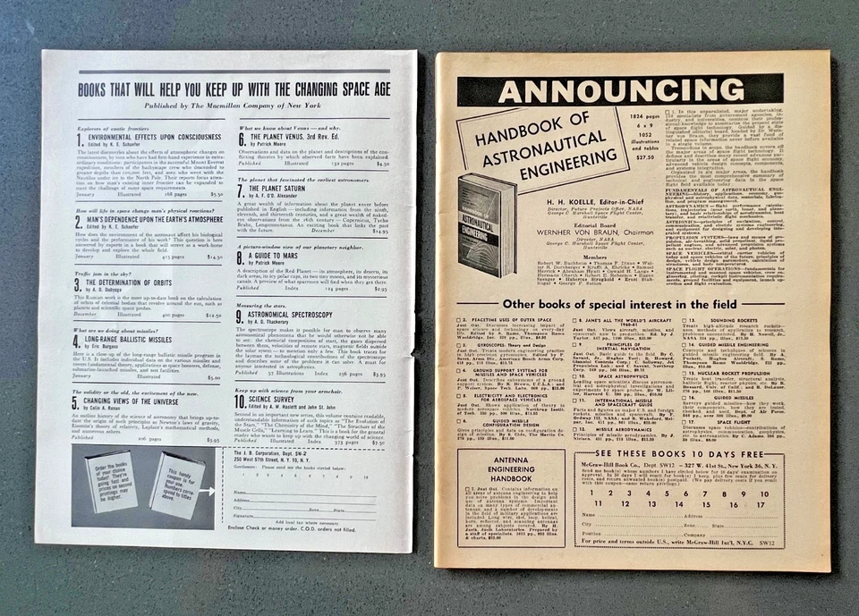 VTG Aug 1962 Jets And Rockets JB Publishing Space Age X-15 Aerospace Premier - Image 3 of 4