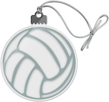 Volleyball Ball Acrylic Christmas Tree Holiday Ornament