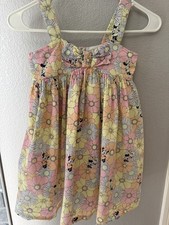 Disney X JANIE AND JACK Minnie Mouse Summer of Love Multi Floral Dress 6 Flower
