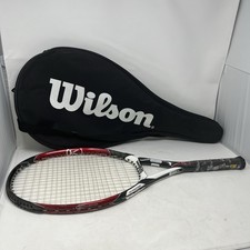 Wilson K Five K Factor Tennis Racquet Racket 4 1/2" Grip Size 108 Sq. In W/ Bag