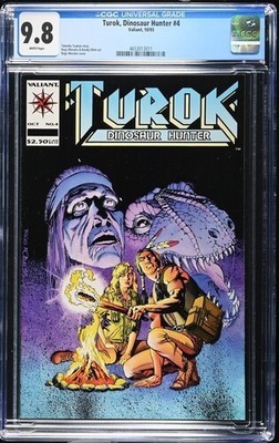 Turok, Dinosaur Hunter #4 (Valiant 10/1993), CGC 9.8 Near Mint / MINT
