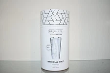BruMate Imperial Pint 20 Oz Tumbler Thermos White/Gray - Thermos/Cups NIB
