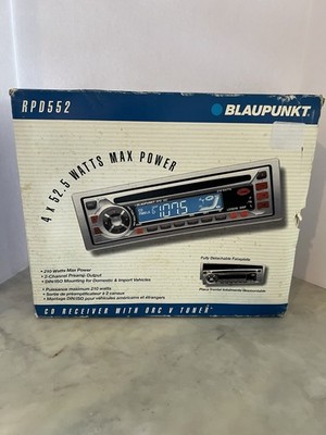 Blaupunkt RPD 552 Car CD Player Receiver Detachable Face Vintage NOS New In Box