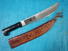 Busque La Marca Colima Guatemala MACHETE w/ Leather Sheath-19” virtually unused