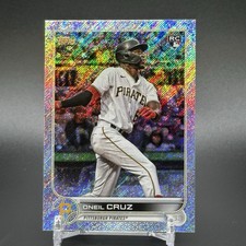 2022 Topps Oneil Cruz Sparkle Foilboard #'d /875 RC Rookie #537 - Pirates