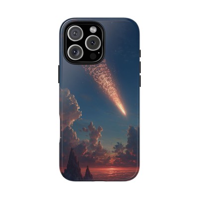 For iPhone/Galaxy/Pixel | Phone Ink Case - Comet Radiant Symbols Horizon