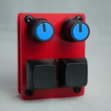 madMidiMini Compact Midi Controller with 2 Note Buttons 2 Potentiometers and LED