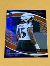 2025 Panini Absolute Football Mike Green Spectrum Orange 101 /150 (RC) Ravens