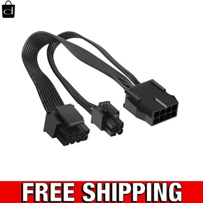 Owltree 2 Pack EPS12V CPU 8 Pin Female to CPU ATX 8 Pin and ATX 4 Pin Male Power