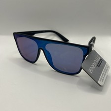 Foster Grant All Terrain Black w Blue Polarized Sunglasses 100 UVA/UVB
