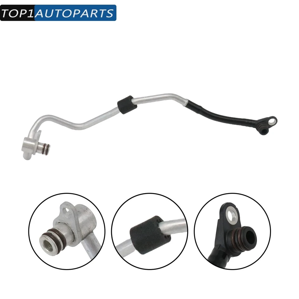 3Pcs Quality Aluminum Turbo Coolant Line Fits Mercedes-Benz CLS550 E550 CL63 AMG Foto 4 de 4