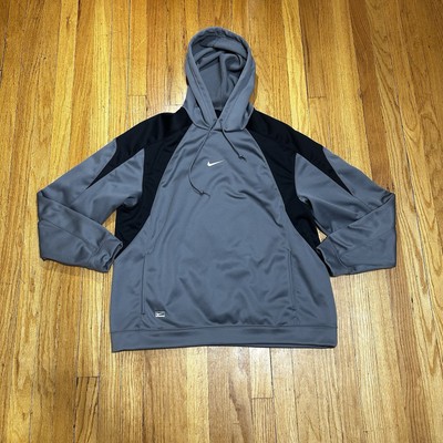 Vintage Nike Men s Hoodie Center Swoosh XL Colorblock Performance Y2K Grunge