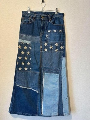 スカート Hysteric glamour 00s Patchwork Skirt Hysteric Glamour Kinky Jeans 00s Patchwork Denim Skirt, Size L | eBay