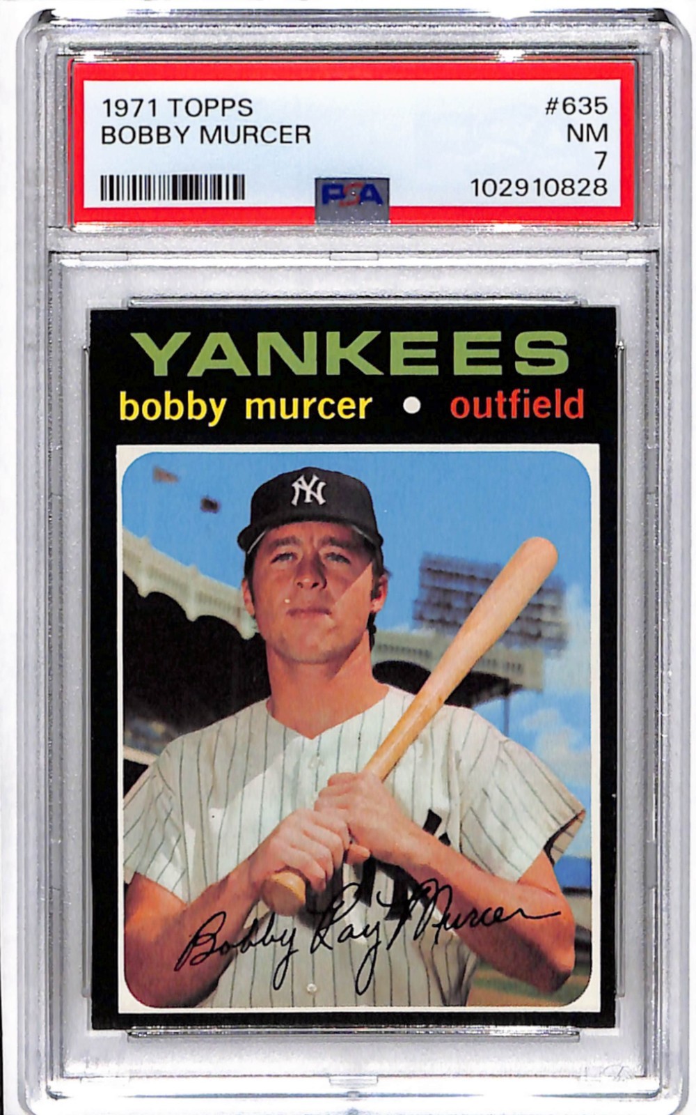 1971 Topps - Bobby Murcer #635 PSA 7