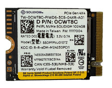 Solidigm P41PL SK hynix 1TB M.2 NVMe Gen4 x4 SSD 2230mm - 100% Health